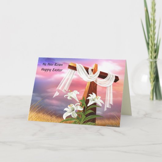 ハッピーイースターホリデーイースターカード シーズンカード (正面)