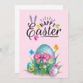 ハッピーイースターホリデーカード シーズンカード (正面/裏面)