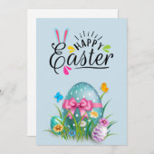 ハッピーイースターホリデーカード シーズンカード (正面/裏面)