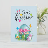 ハッピーイースターホリデーカード シーズンカード (スタンド正面)
