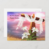 ハッピーイースターホリデーポストカード シーズンポストカード (正面/裏面)