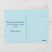 ハッピーイースターホームジャイアントイースターエッグデイジー ポストカード (裏面)