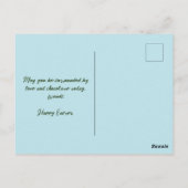 ハッピーイースターホームジャイアントイースターエッグデイジー ポストカード (裏面)