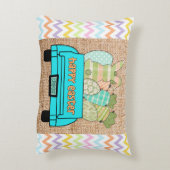 ハッピーイースターホームデコール装飾用クッション アクセントクッション (裏面(縦))