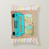 ハッピーイースターホームデコール装飾用クッション アクセントクッション (正面(垂直))