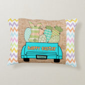 ハッピーイースターホームデコール装飾用クッション アクセントクッション (裏面)