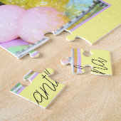 ハッピーイースターボクサーパーソナライズされたドジグソーパズル ジグソーパズル (側面)