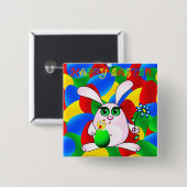 ハッピーイースターボタン 缶バッジ (正面&裏面)