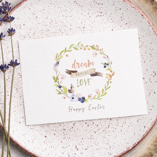 ハッピーイースターボホウォーター色はがき シーズンポストカード