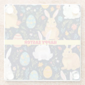 ハッピーイースターボホバニーコレクション ガラスコースター (裏面)