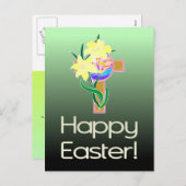 ハッピーイースターポストカード シーズンポストカード (正面/裏面)