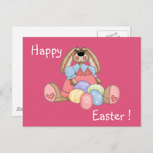 ハッピーイースターポストカード! シーズンポストカード (正面/裏面)