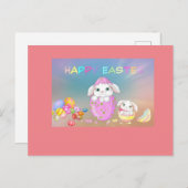ハッピーイースターポストカード ポストカード (正面/裏面)