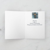 ハッピーイースターマウンテンキリストクロス復活 シーズンカード (内部)