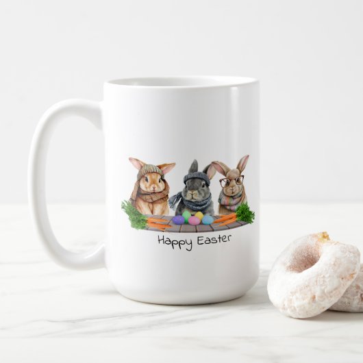 ハッピーイースターマググ コーヒーマグカップ (ドーナツ)