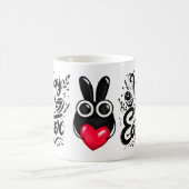 ハッピーイースターマグ祝:春と喜び コーヒーマグカップ (中央)