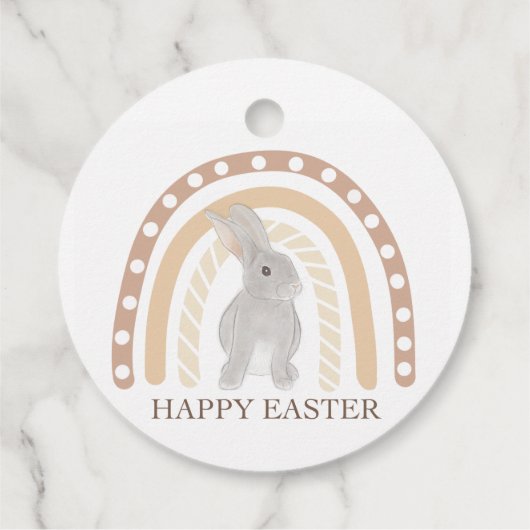 ハッピーイースターメッセージカード フェイバータグ (裏面)