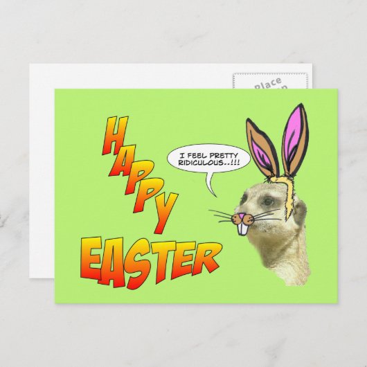 ハッピーイースターメルカートはがきカスタマイズ シーズンポストカード (正面/裏面)