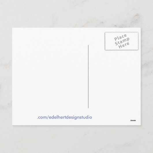 ハッピーイースターメルカートはがきカスタマイズ シーズンポストカード (裏面)