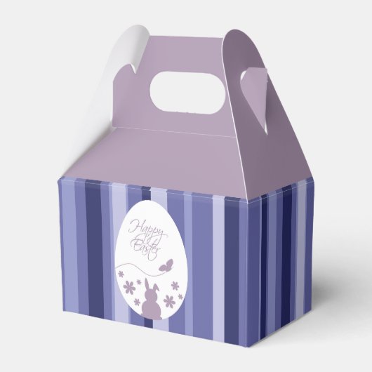 ハッピーイースターモダンエッグパステルパープル フェイバーボックス (裏面サイド)