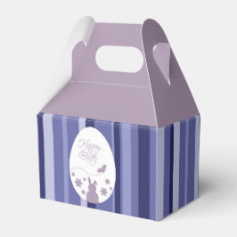 ハッピーイースターモダンエッグパステルパープル フェイバーボックス