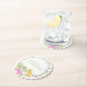 ハッピーイースターモダンチックエッグフローラリース ペーパーコースター (インサイチュ)