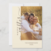 ハッピーイースターモダンミニマルグリーティングカード シーズンカード (正面)