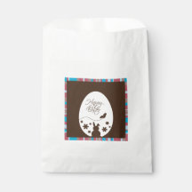 ハッピーイースターモダン卵チョコレートブラウン