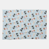 ハッピーイースターモルティポドス キッチンタオル (横)