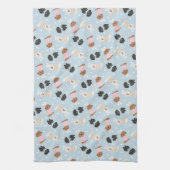 ハッピーイースターモルティポドス キッチンタオル (縦)