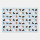 ハッピーイースターモルティポドス ラッピングペーパーシート (正面)