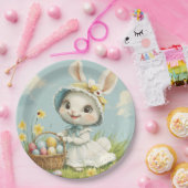 ハッピーイースターラビットエッグスダッフォジルチョウ ペーパープレート (パーティー)