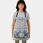 ハッピーイースターラビットバニーエッグの名前をパーソナライズ。 エプロン (インサイチュ)