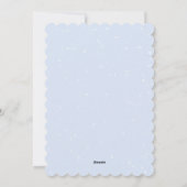 ハッピーイースターラビットフラットホリデーカード シーズンカード (裏面)