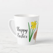 ハッピーイースターラビットホリデーシーズン カフェラテマグ (左アングル)