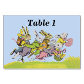 ハッピーイースターランニングズパステルラビット テーブルナンバー (裏面)