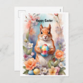 ハッピーイースターリス シーズンポストカード (正面/裏面)