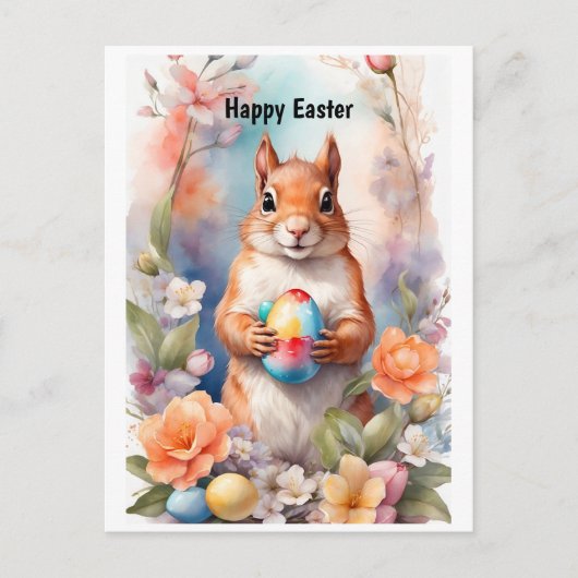 ハッピーイースターリス シーズンポストカード (正面)