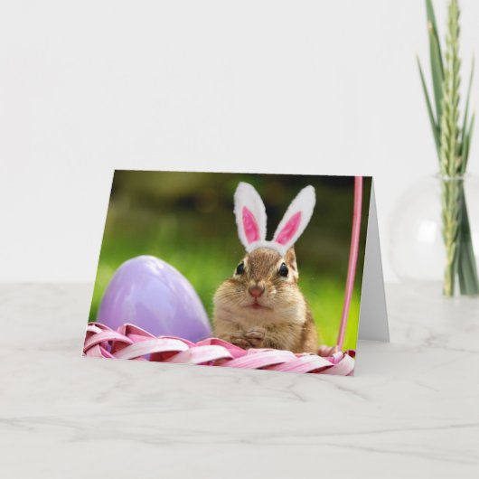 ハッピーイースターリトルチプムンク シーズンカード (正面)