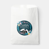 ハッピーイースターリース黒猫（バンニーイヤー） フェイバーバッグ (正面)