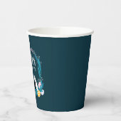 ハッピーイースターリース黒猫（バンニーイヤー） 紙コップ (左)