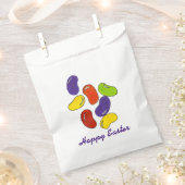 ハッピーイースターレインボーゼリービーンズ自家製キャンディ フェイバーバッグ (クリップ留めされた状態)