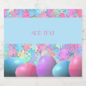 ハッピーイースターワインラベル スパークリングワインラベル (シングルラベル)