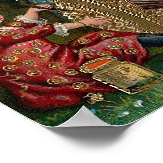 ハッピーイースターヴィンテージイースター ポスター (角)