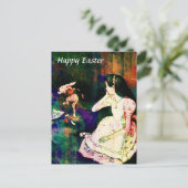 ハッピーイースターヴィンテージカード ポストカード (スタンド正面)