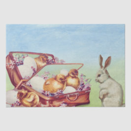 ハッピーイースターヴィンテージティッシュペーパー 薄葉紙