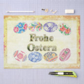 ハッピーイースターヴィンテージティッシュペーパー 薄葉紙 (クラフト)