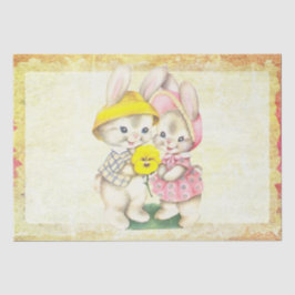 ハッピーイースターヴィンテージティッシュペーパー 薄葉紙