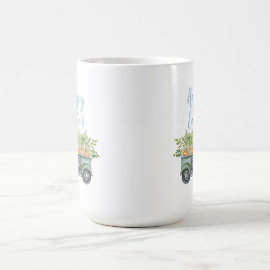 ハッピーイースターヴィンテージトラックコーヒーマグ コーヒーマグカップ (中央)