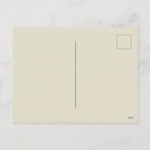 ハッピーイースターヴィンテージラムカスタム文字 シーズンポストカード (裏面)